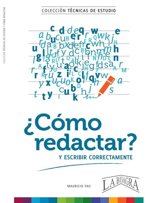 Title details for ¿Cómo Redactar? Y Escribir Correctamente by MAURICIO ENRIQUE FAU - Available